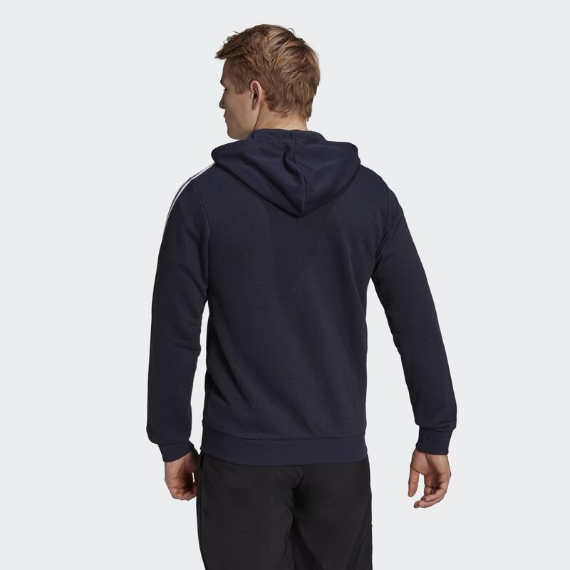 Veste à capuche Essentials French Terry 3-Stripes Full-Zip