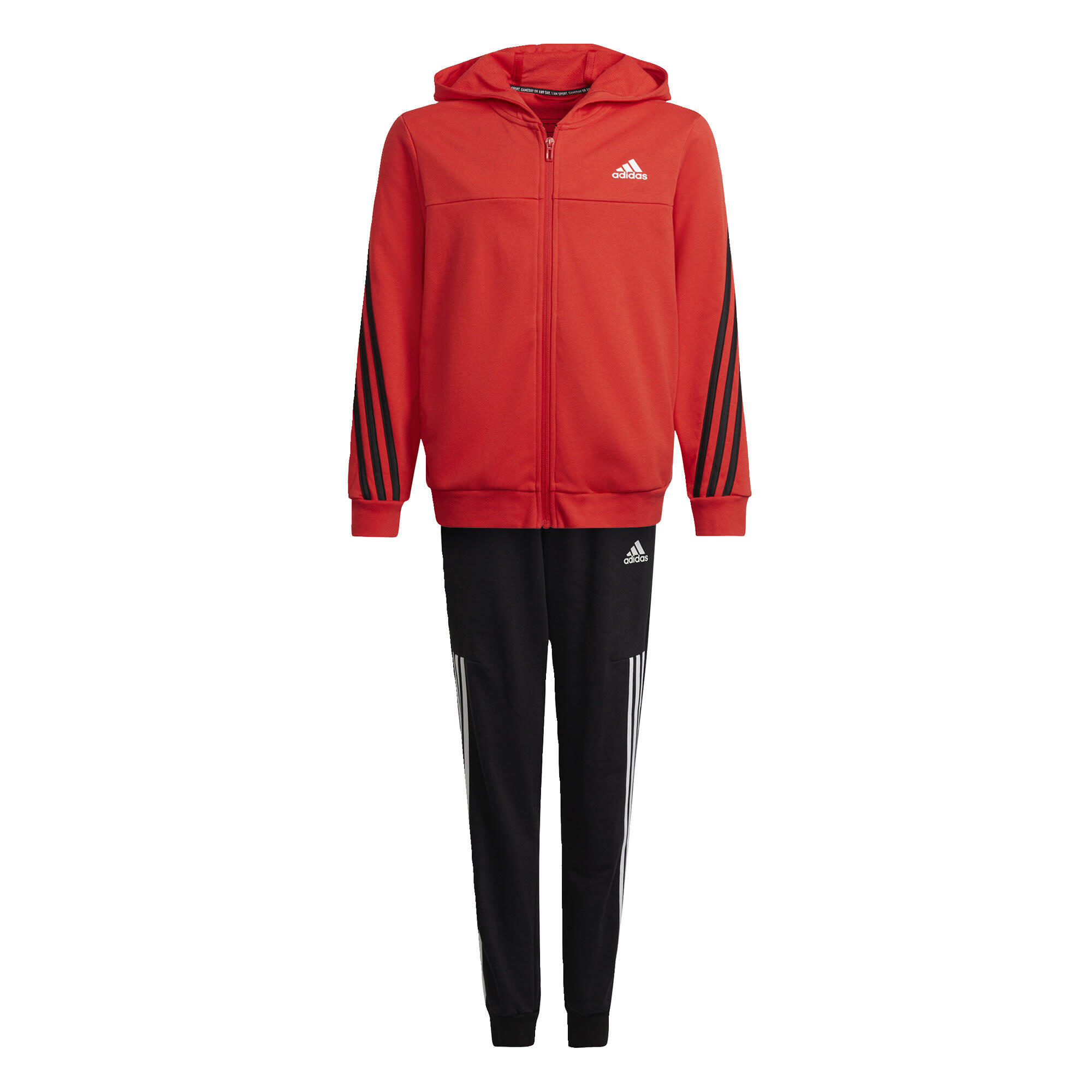 Fato de treino para desporto de 3 riscas para rapaz adidas 3/7