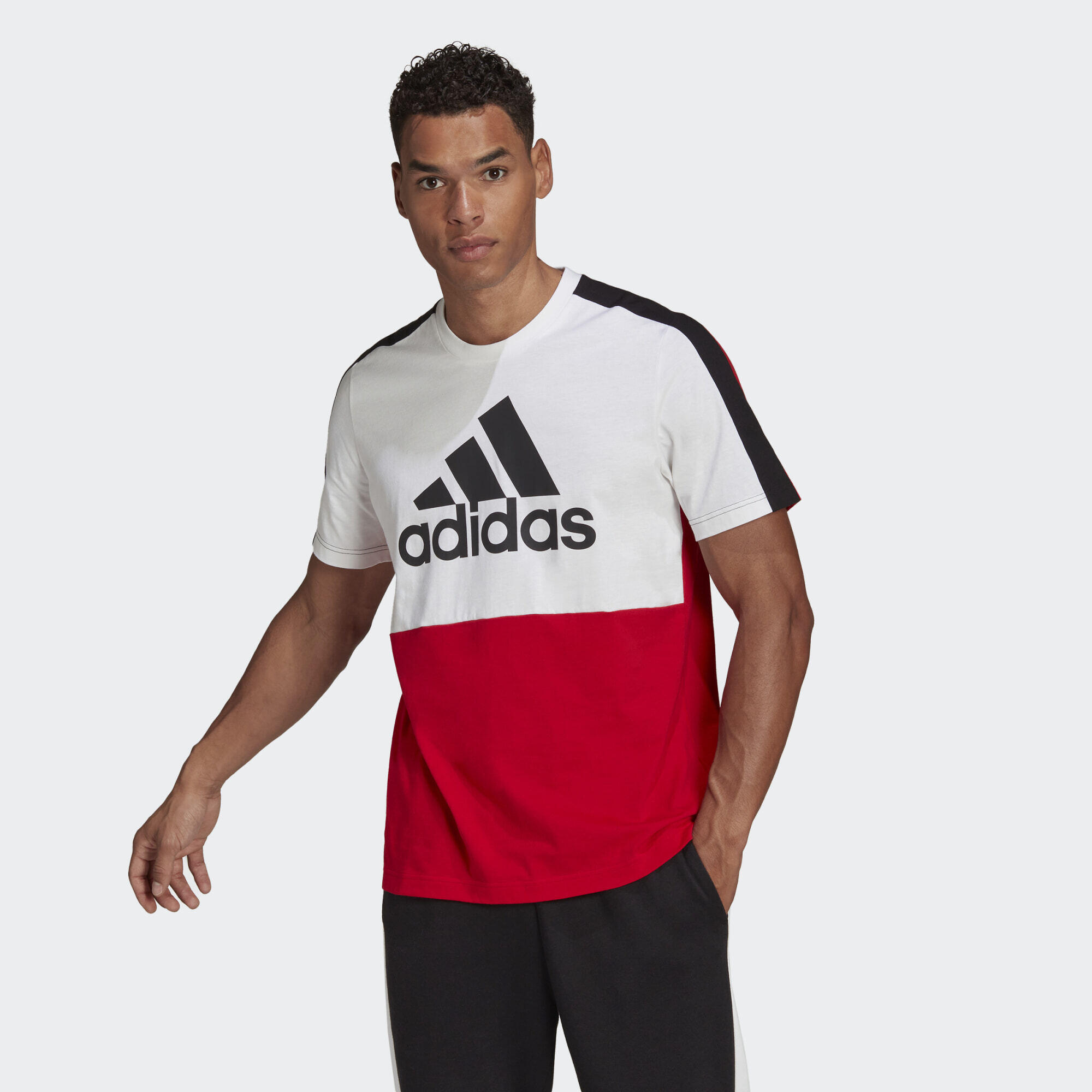 T-shirt Essentials Colorblock Single Jersey 3/5