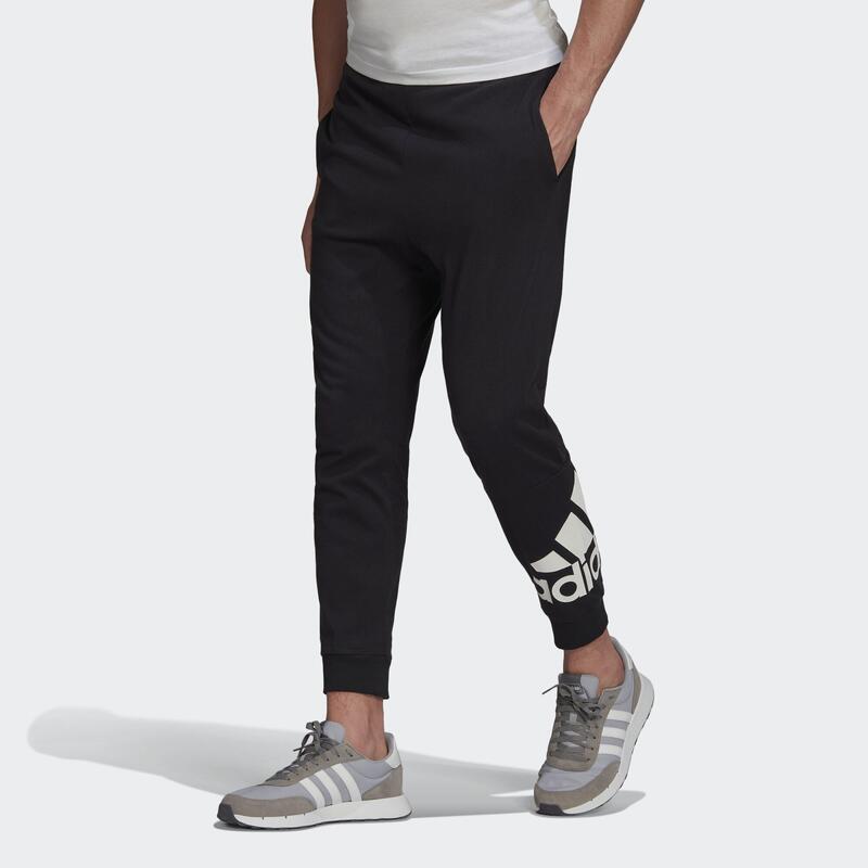 Pantaloni barbati adidas Big Logo Single Jersey 78, Negru