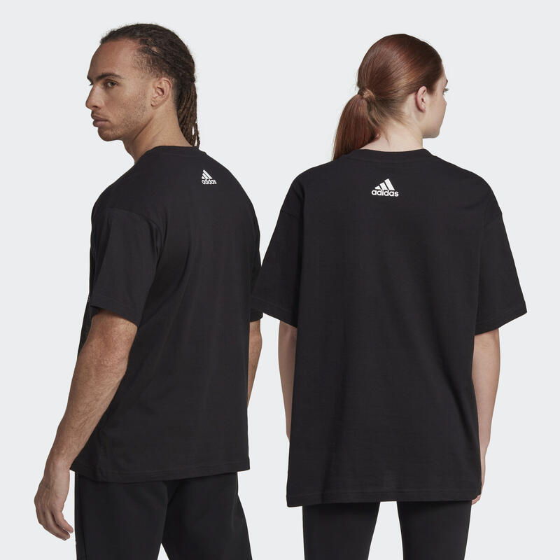 Camisola de Manga Curta Homem Adidas Essentials Brandlove Preto