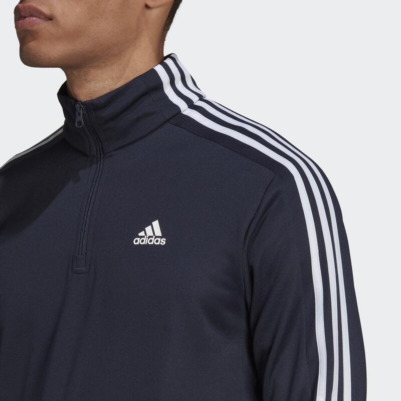 Melegítő adidas AEROREADY Tricot Quarter-Zip, Kék, Férfiak