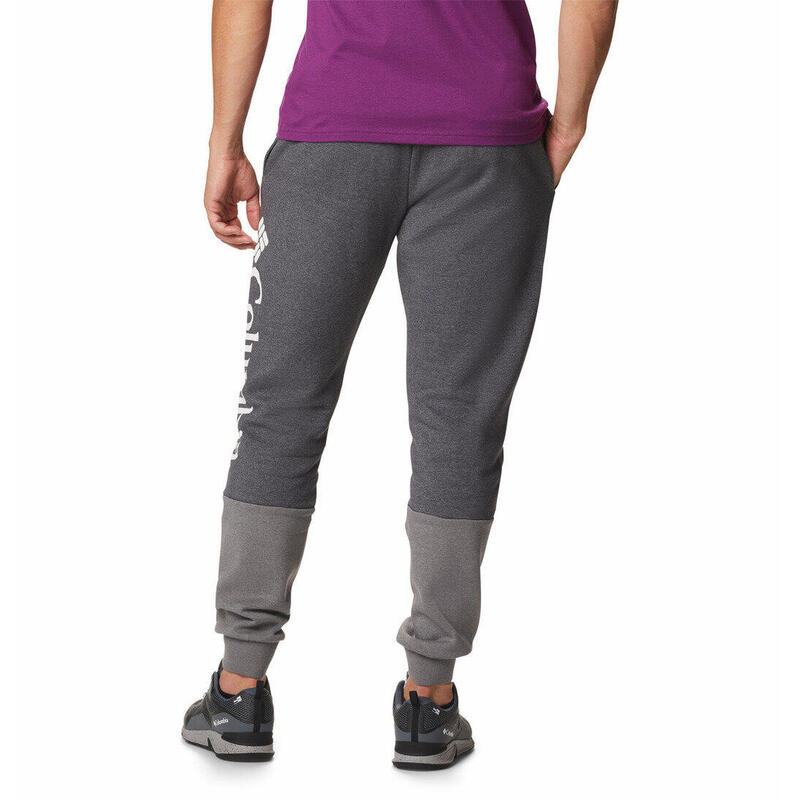 Pantaloni de trening Columbia Lodge Colorblock Jogger - gri barbati