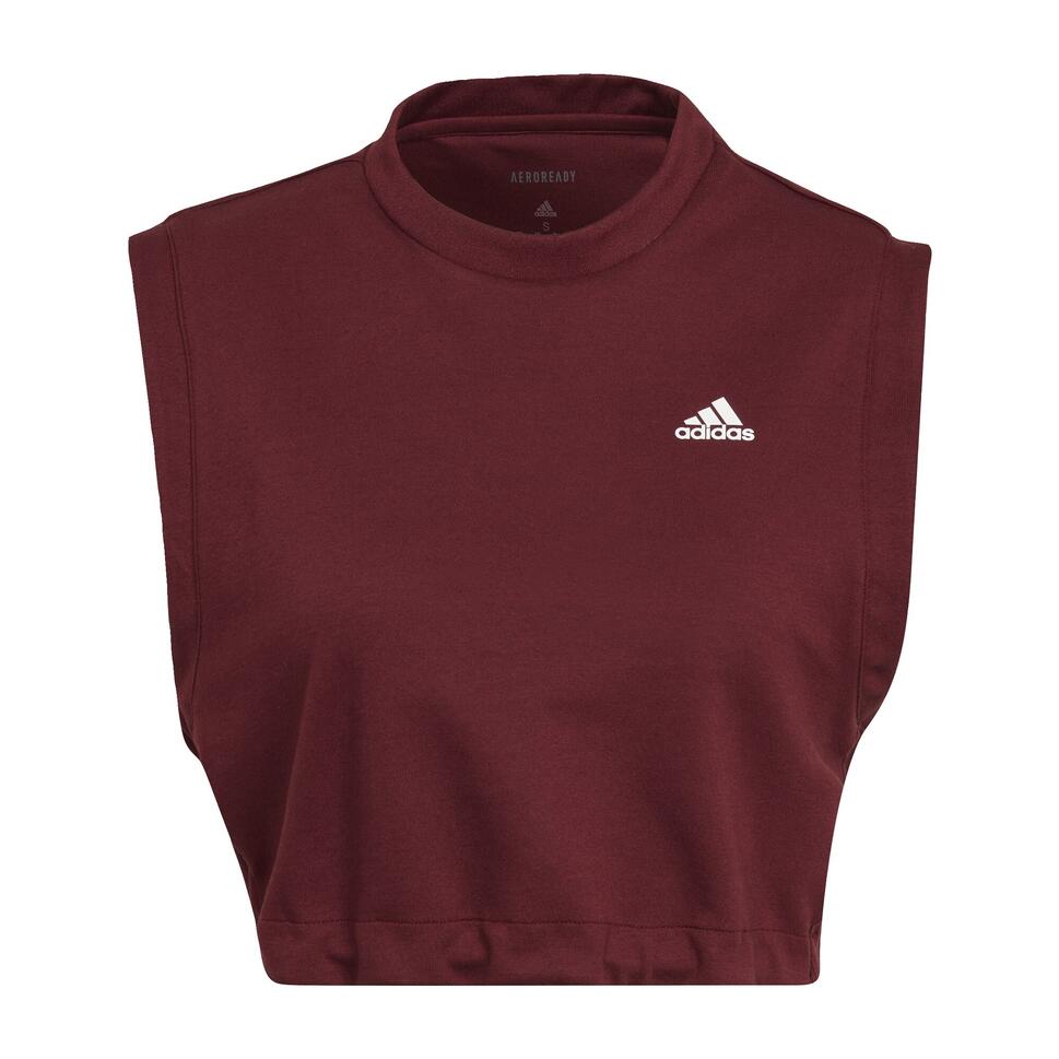 Koszulka damska Adidas Move Studio krótka top bordowa