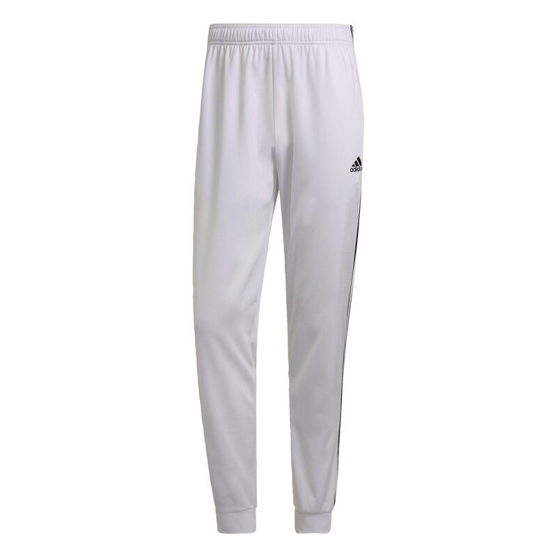 Nadrág adidas Essentials Warm-Up Tapered 3-Stripes, Fehér, Férfiak