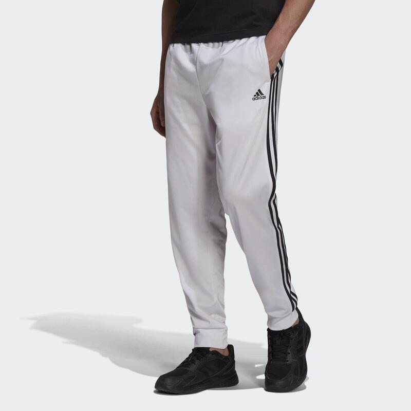 Nadrág adidas Essentials Warm-Up Tapered 3-Stripes, Fehér, Férfiak