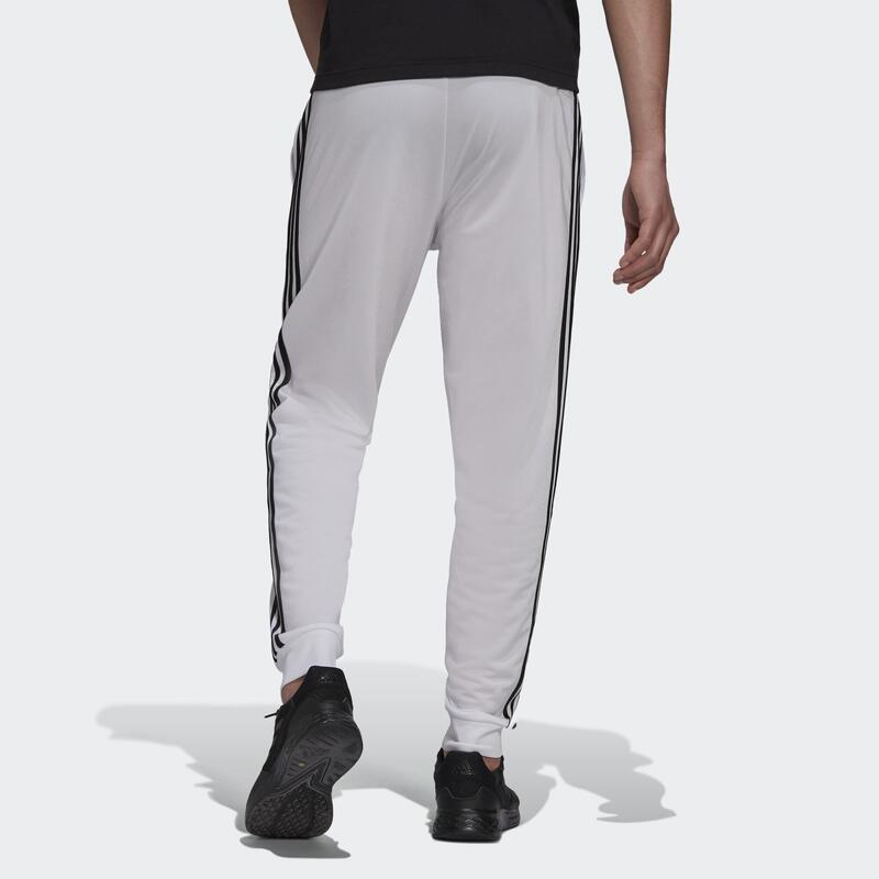 Nadrág adidas Essentials Warm-Up Tapered 3-Stripes, Fehér, Férfiak