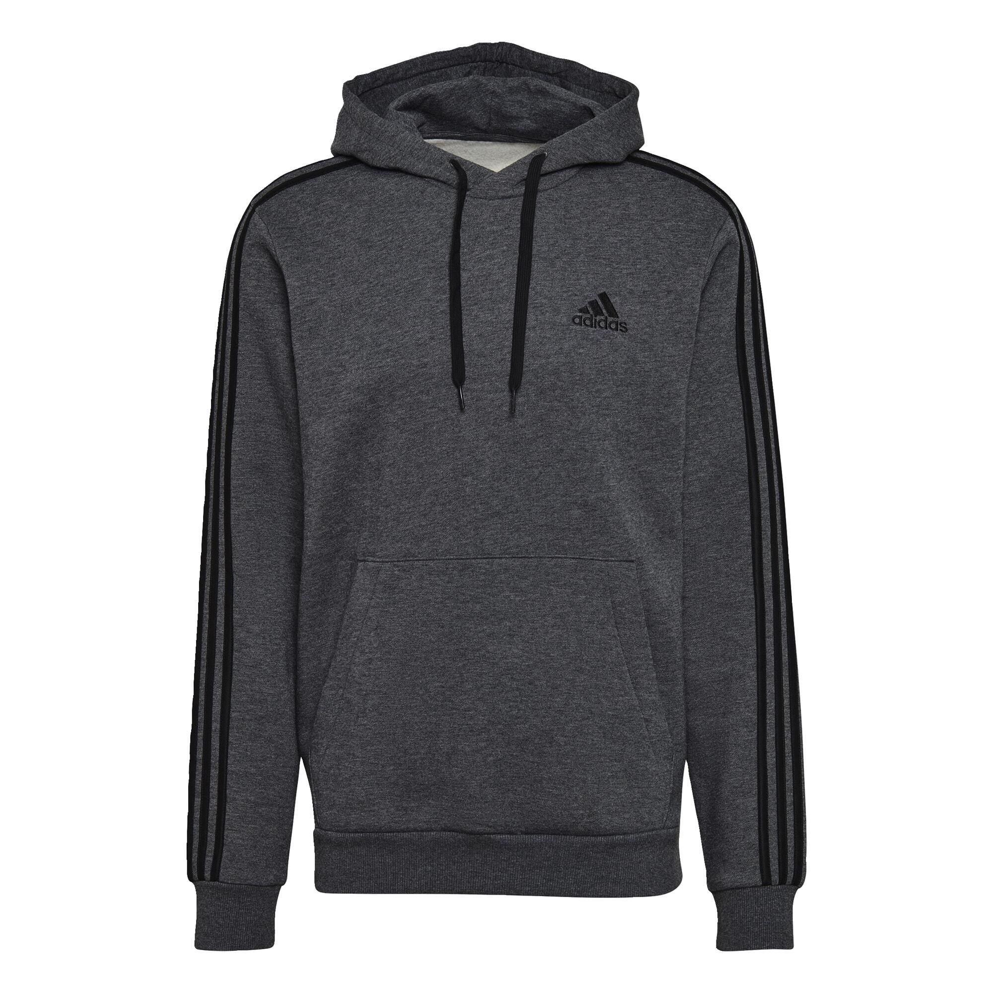Felpa con cappuccio Essentials Fleece 3-Stripes 2/5