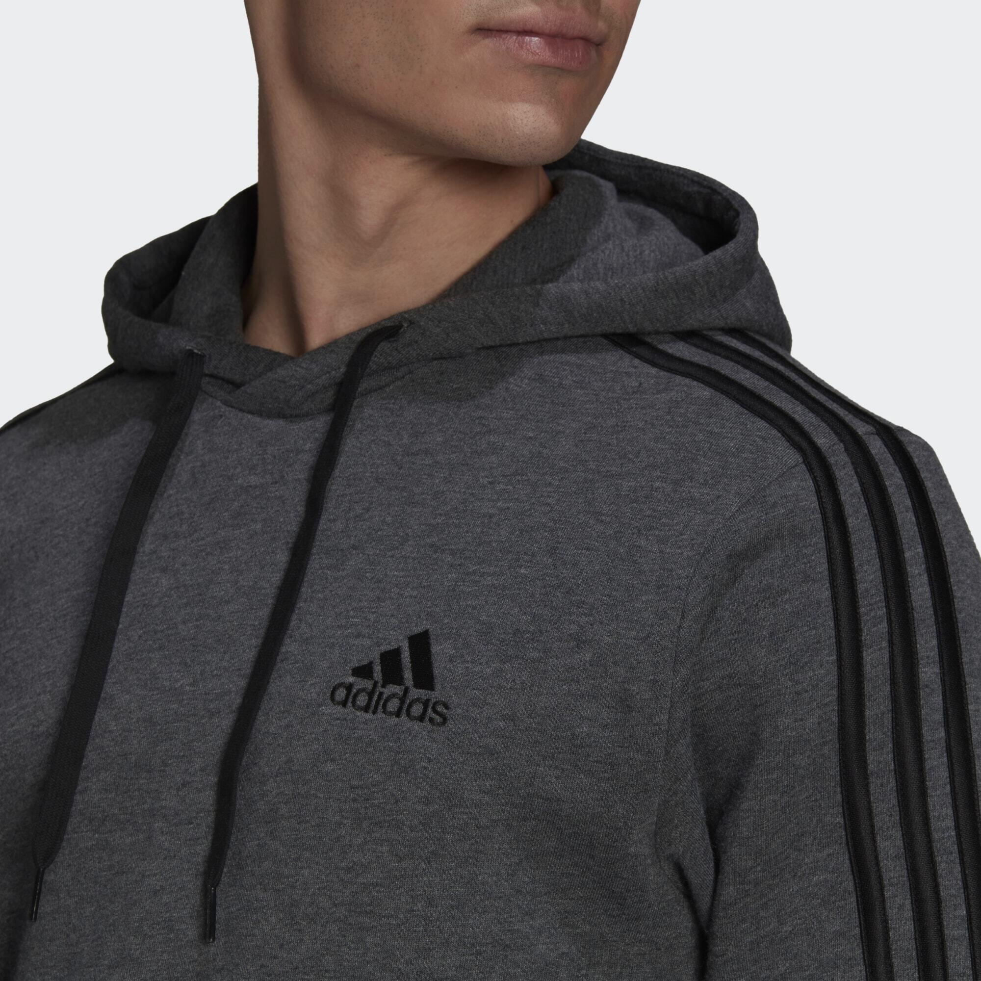 Felpa con cappuccio Essentials Fleece 3-Stripes 4/5