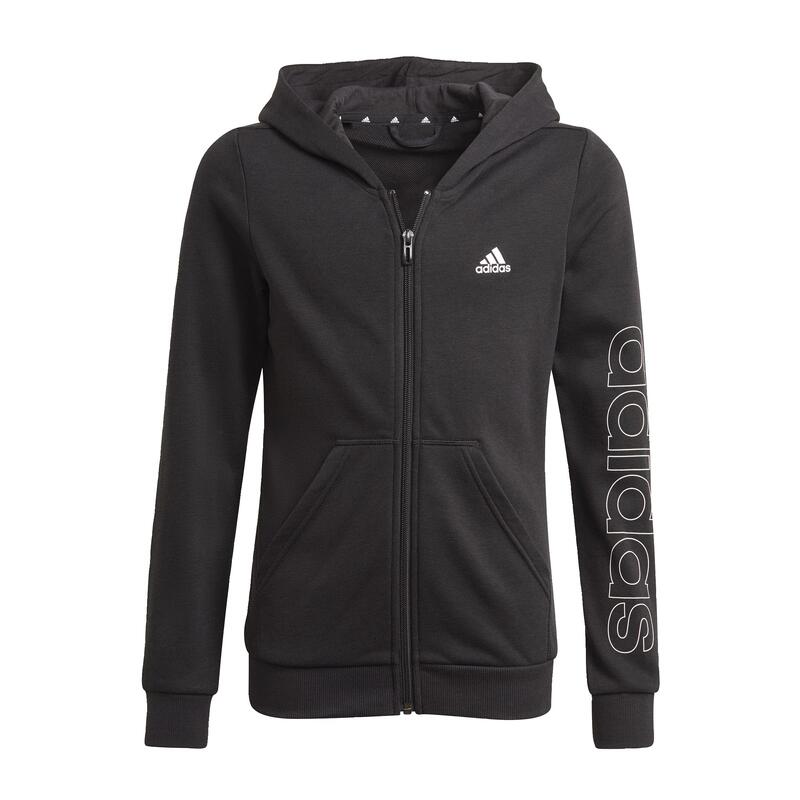 Bluza dziecięca z kapturem na zamek błyskawiczny adidas Essentials