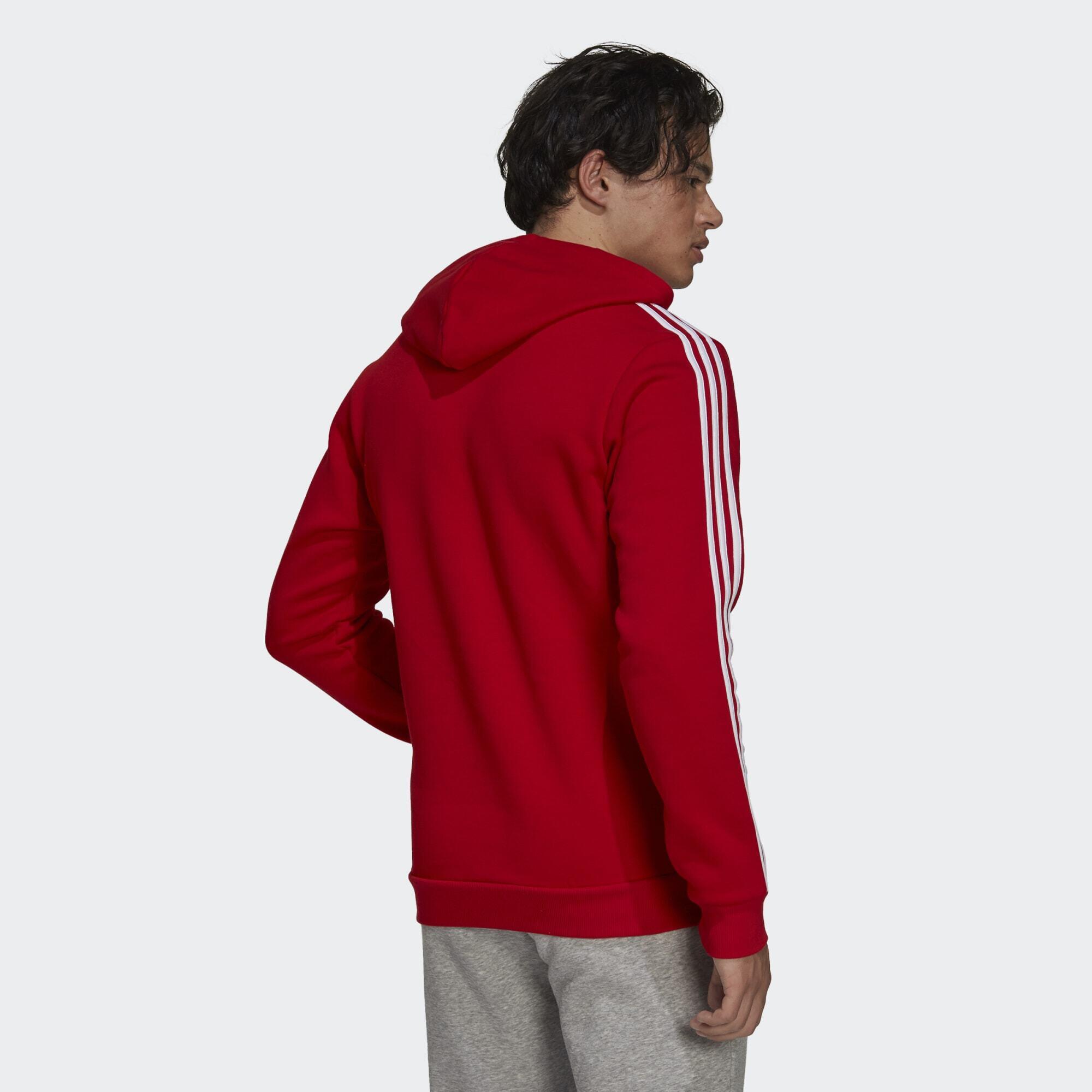 Camisola com capuz adidas Essentials Fleece 3/5