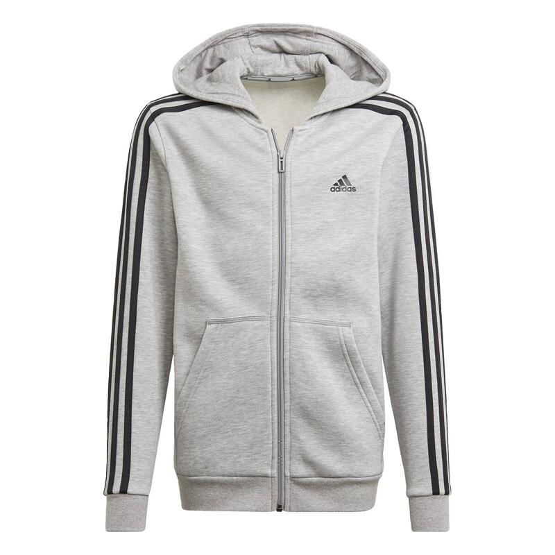 Casaco zip com capuz criança adidas Essentials 3S