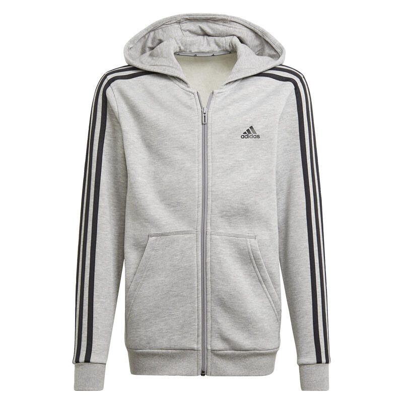 Casaco zip com capuz criança adidas Essentials 3S