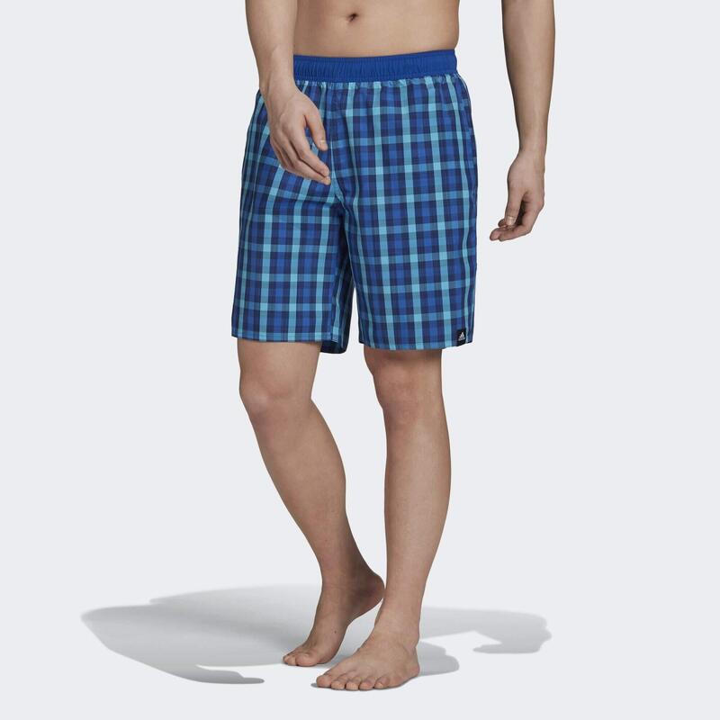 Classic-Length Check Zwemshort