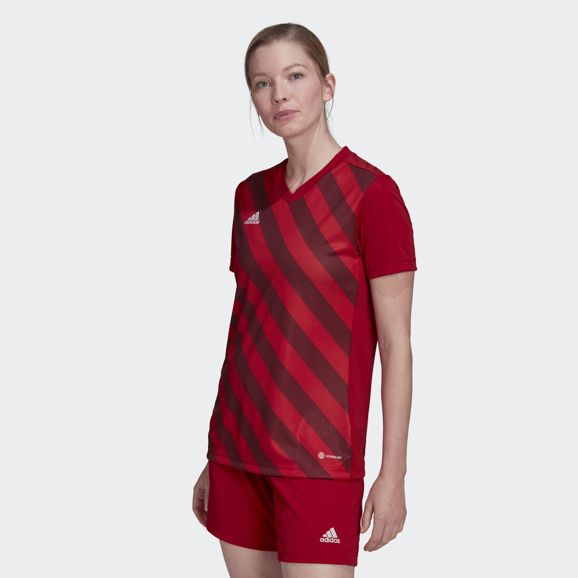 Adidas - Maillot Graphique Entrada 22 - Maillot Manches Courtes - Rouge - 36 Xs - Decathlon