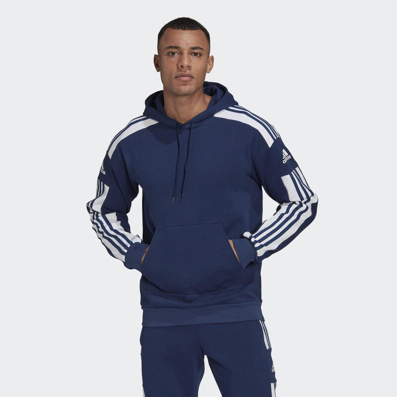 Sudadera Hombre Adidas Core 18 con capucha algodón - CV3332 - azul oscuro