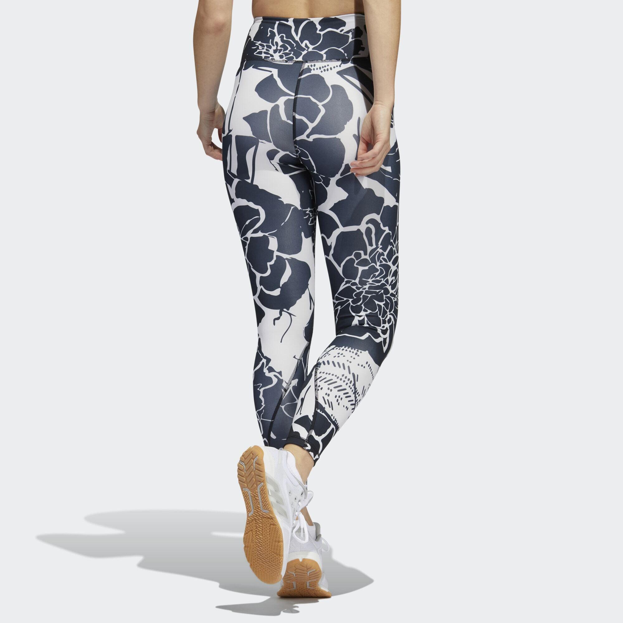 Legging Mulher Adidas Optime Superher Training Preto 3/5