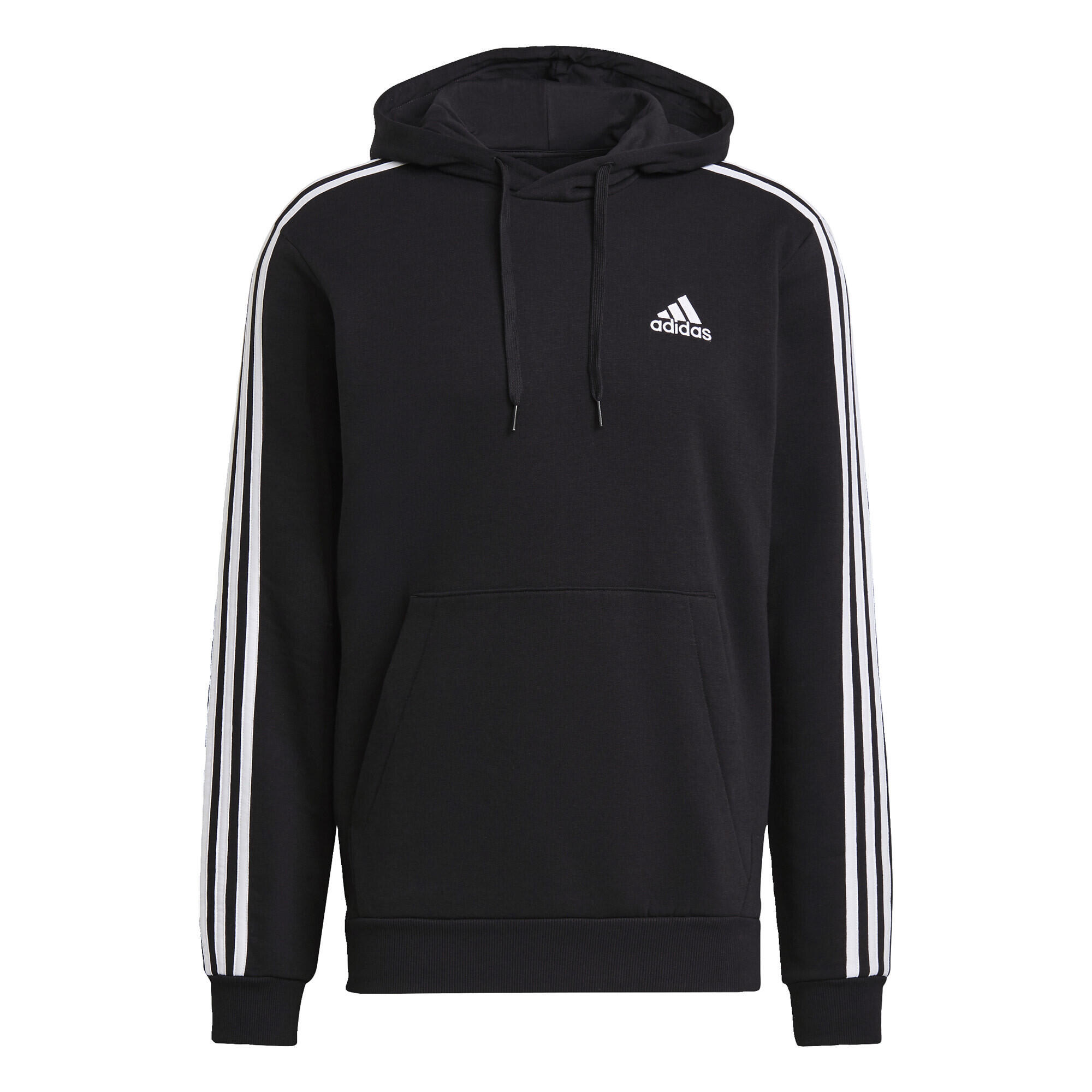 Hoodie adidas Essentials 3 Stripes, Preto, Homens 2/2