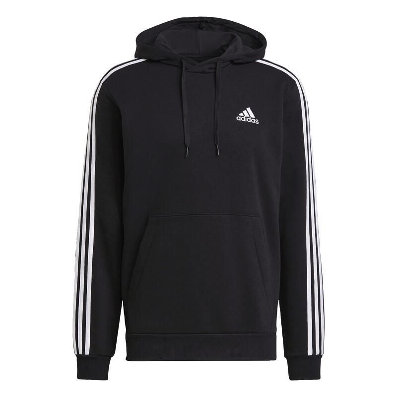 Hanorac barbati adidas Essentials 3 Stripes, Negru