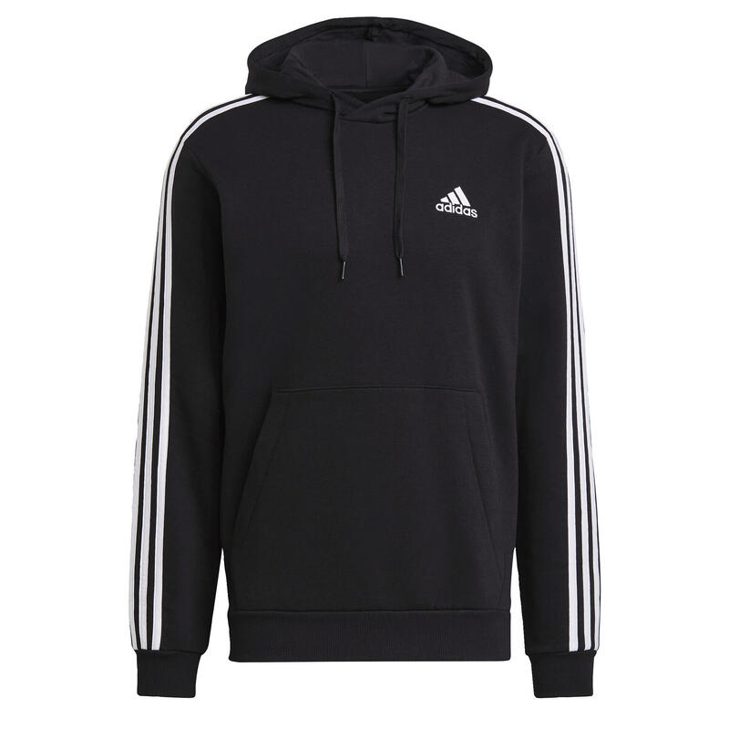 Hanorac barbati adidas Essentials 3 Stripes, Negru