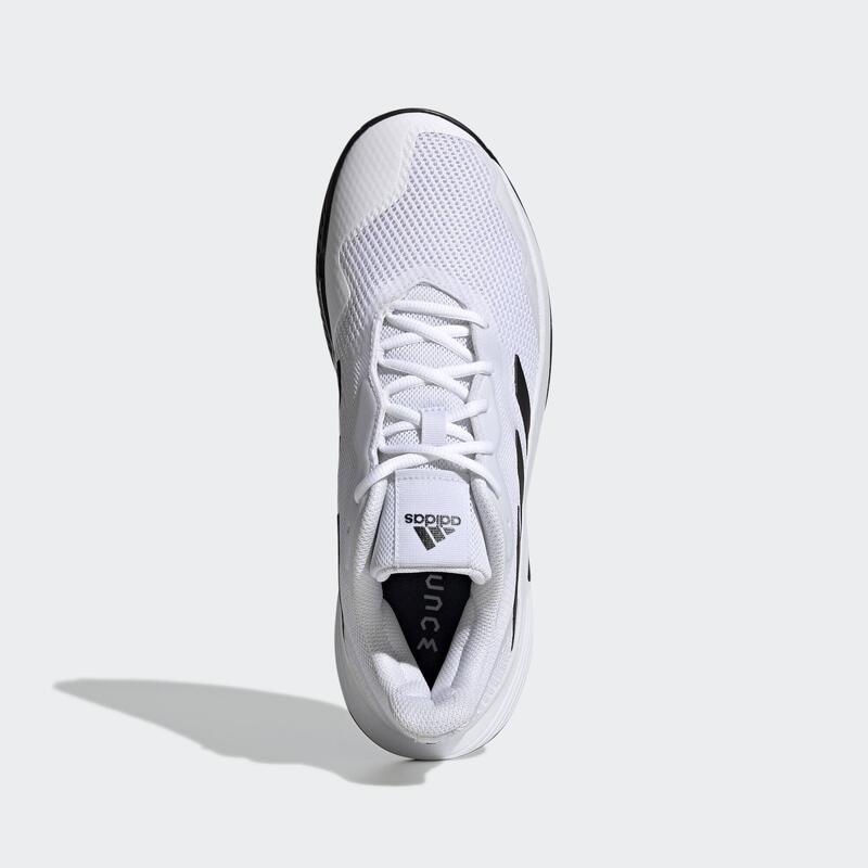 Sapatos Adidas Courtjam Control Gw2984 Pretos E Brancos
