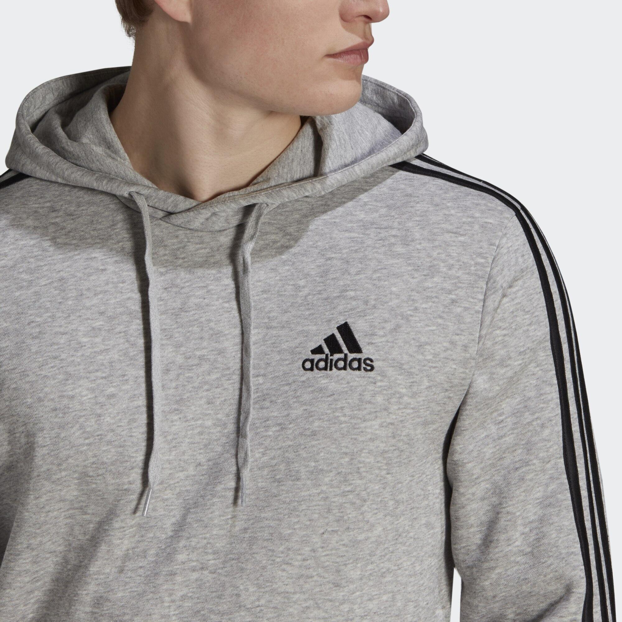Hoodie adidas Essentials Fleece, Cinza, Homens 5/5