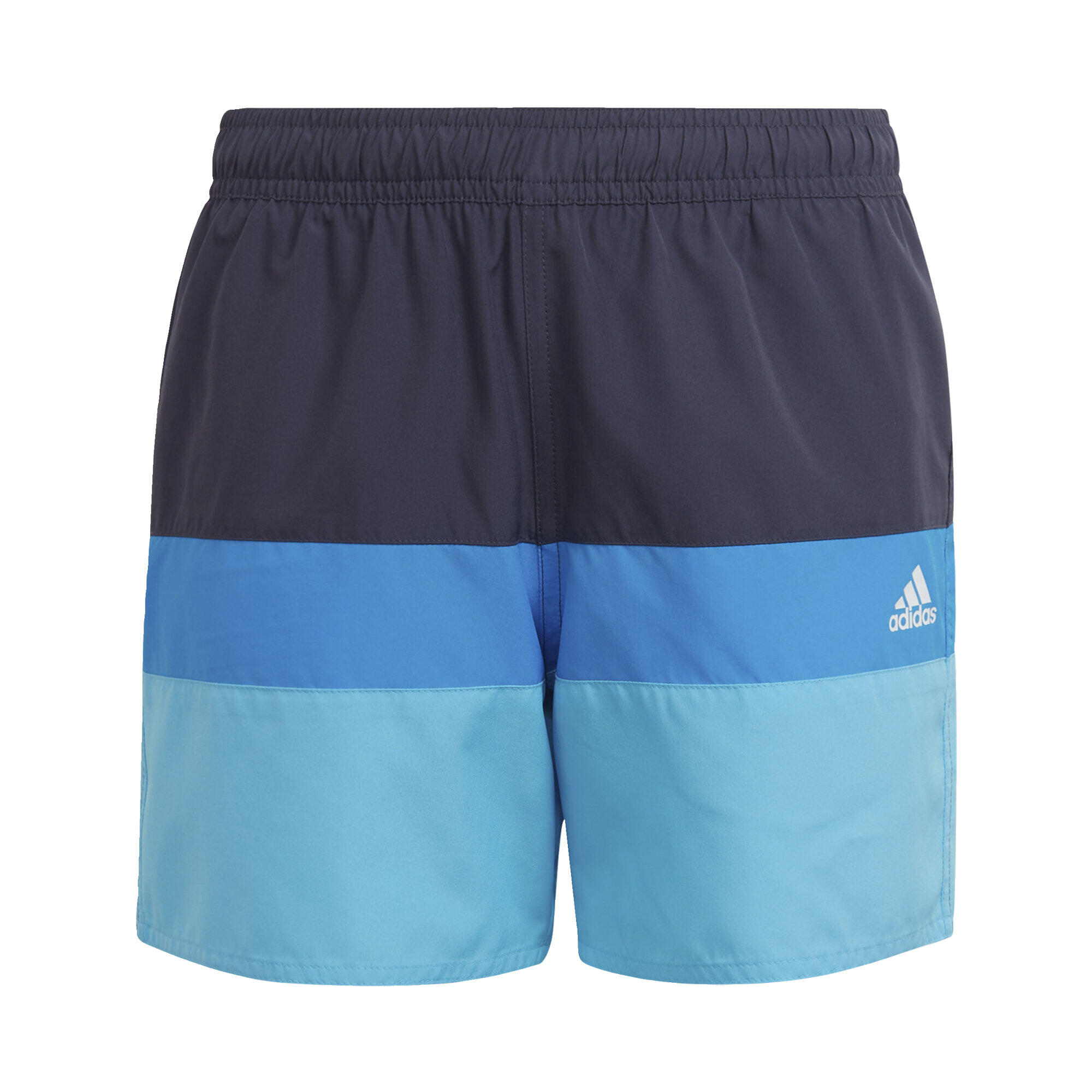 Calções de praia colorblock menino azul marinho/azul real