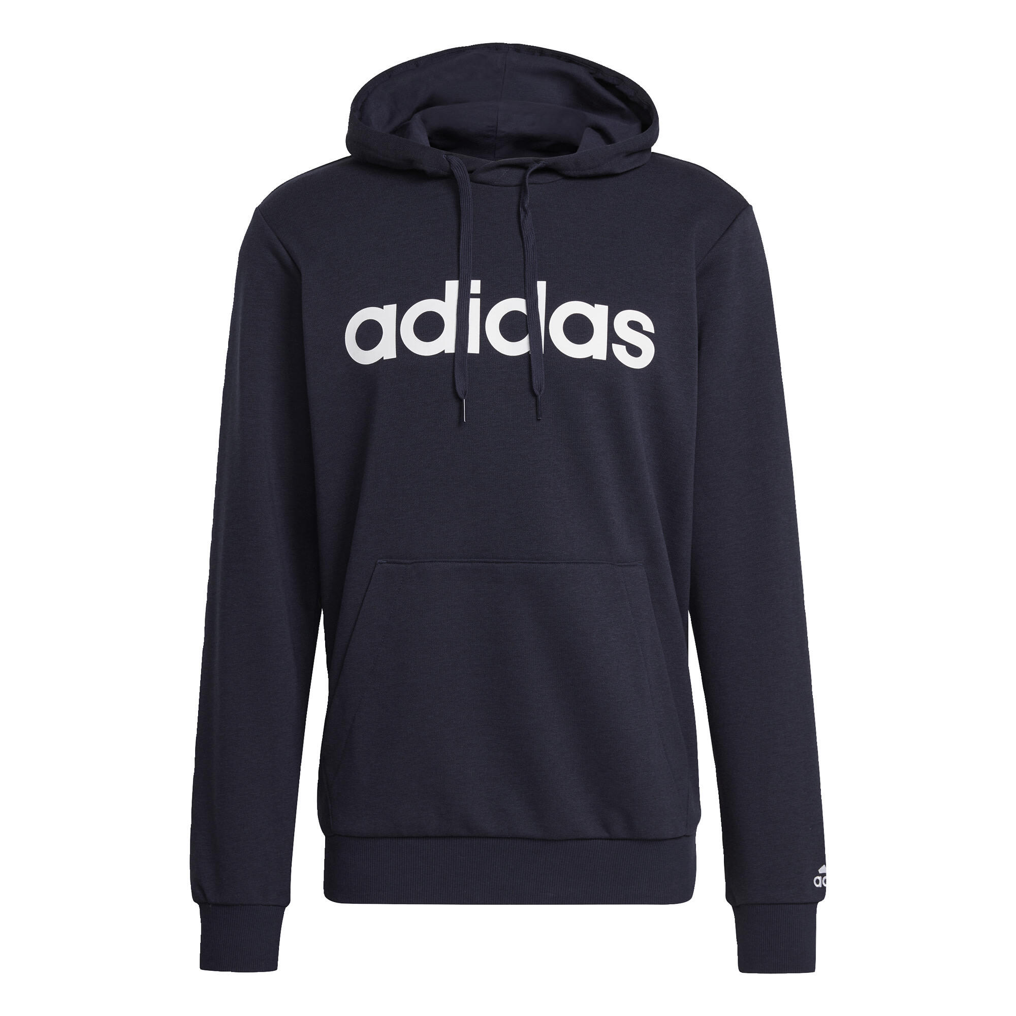 Essentials French Terry Linear Logo Hoodie 2/5