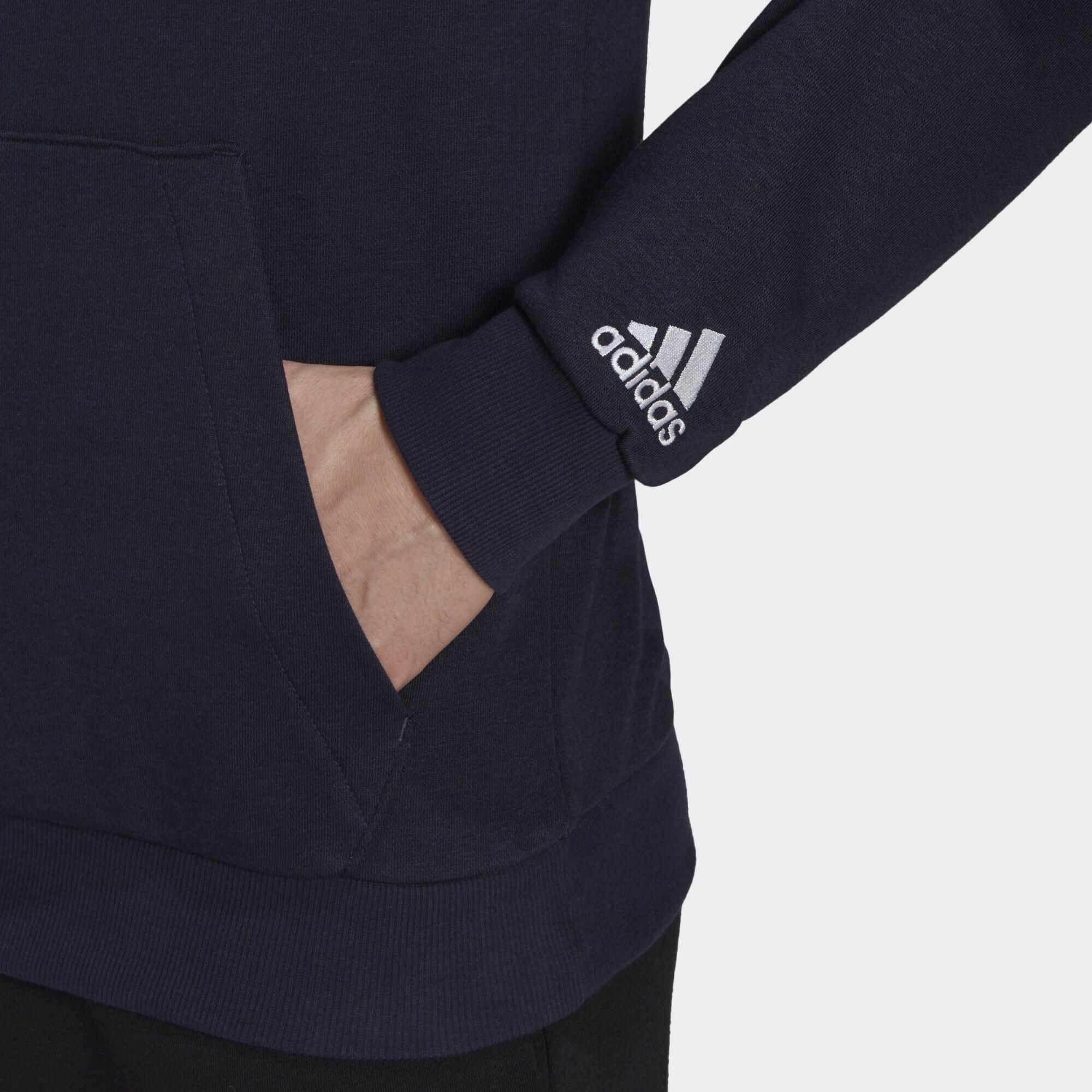 Essentials French Terry Linear Logo Hoodie 4/5