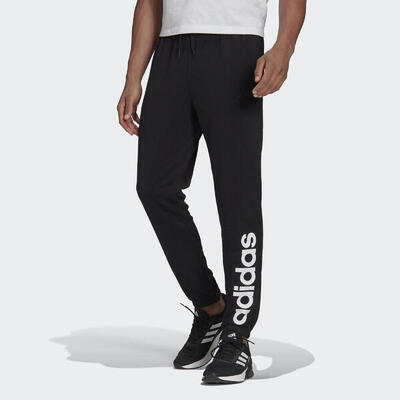 Essentials french terry tapered elastic cuff logo broek