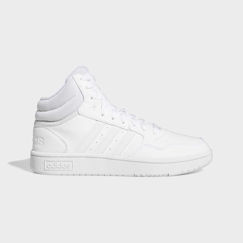 Pantofi adidas Hoops 3.0 albi pentru femei