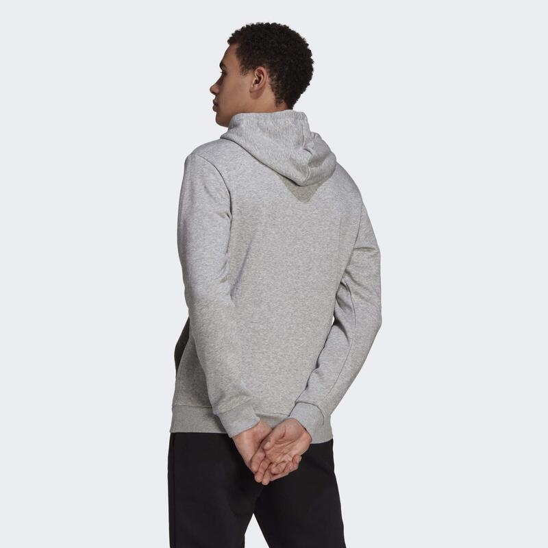 Hanorac barbati adidas Essentials Fleece Big Logo, Gri