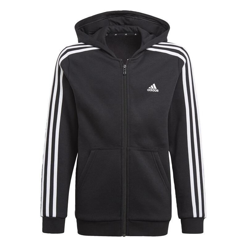 Bluza z Kapturem Essentials 3-Stripes Rozmiar 13-14 A Czarny - GQ8900