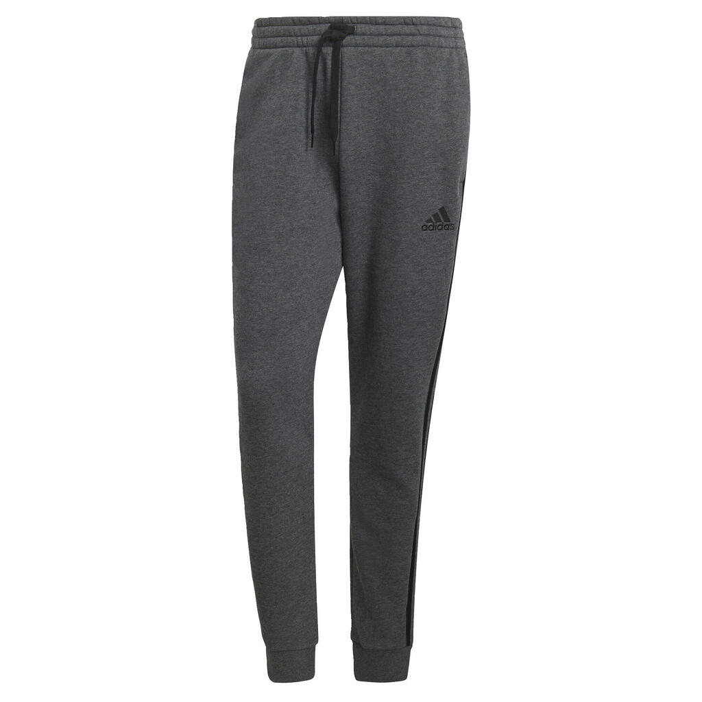 Essentials Fleece Tapered Cuff 3-Stripes Pants