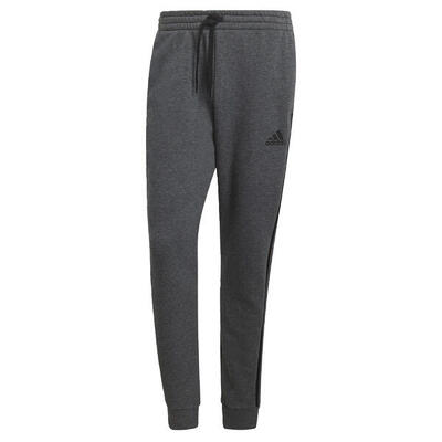 Essentials fleece tapered cuff 3-stripes broek