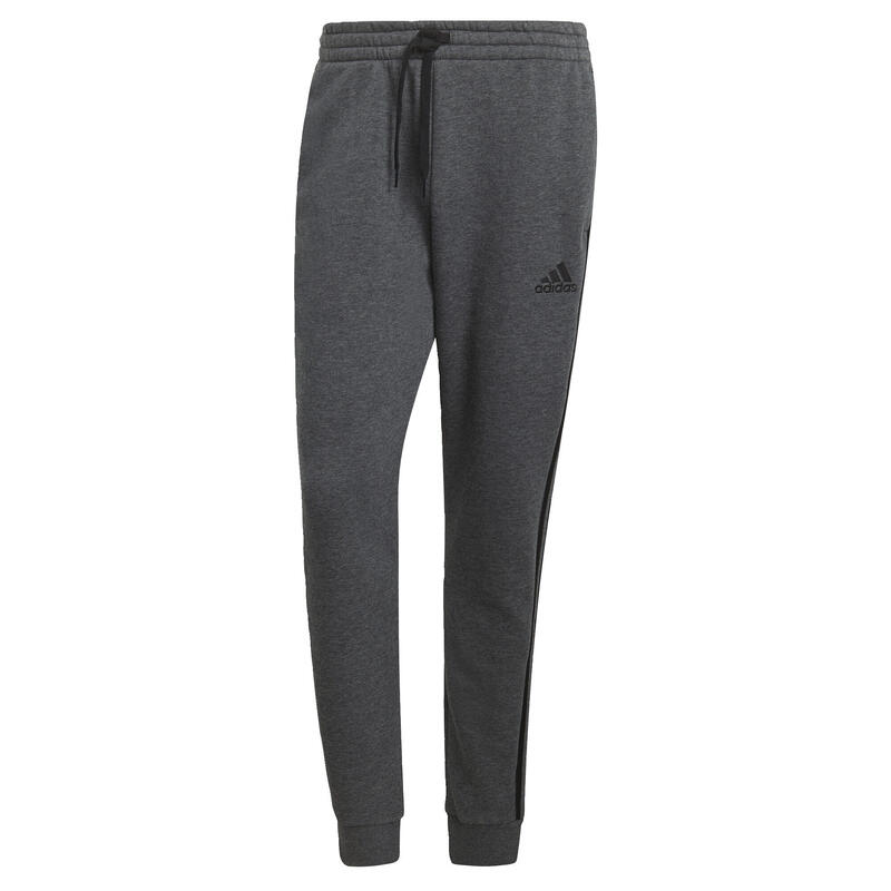 Pantaloni barbati adidas Essentials Fleece Tapered Cuff, Gri