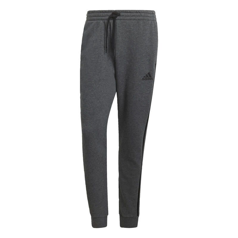 Pantaloni barbati adidas Essentials Fleece Tapered Cuff, Gri