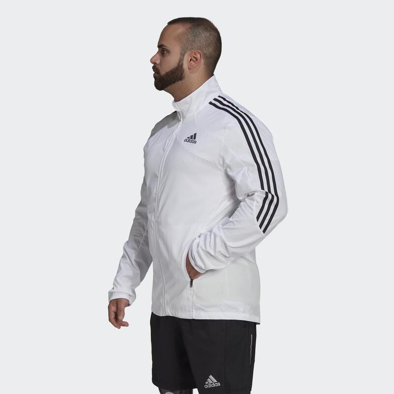 Casaco adidas Marathon 3-Stripes, Branco, Homens