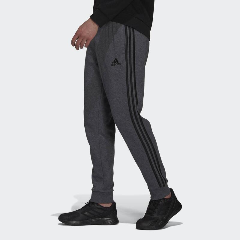 Essentials French Terry Tapered Cuff 3-Stripes Broek