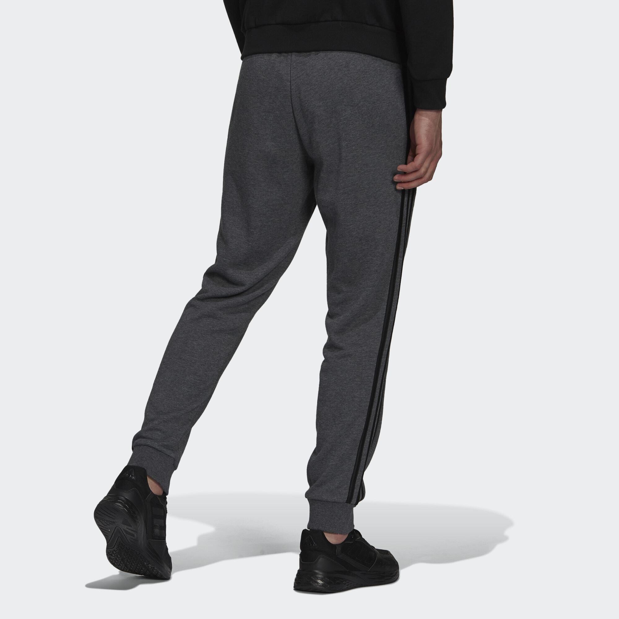 Pantalon Essentials French Terry Tapered Cuff 3-Stripes 3/5