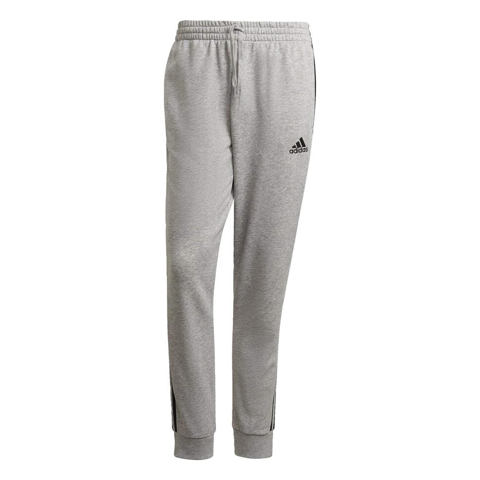Spodnie Essentials French Terry Tapered Cuff 3-Stripes Rozmiar M Szary - GK8889