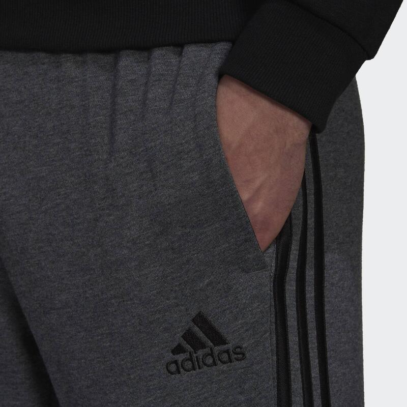 Nadrág adidas Essentials Tapered Cuff 3-Stripes, Szürke, Férfiak