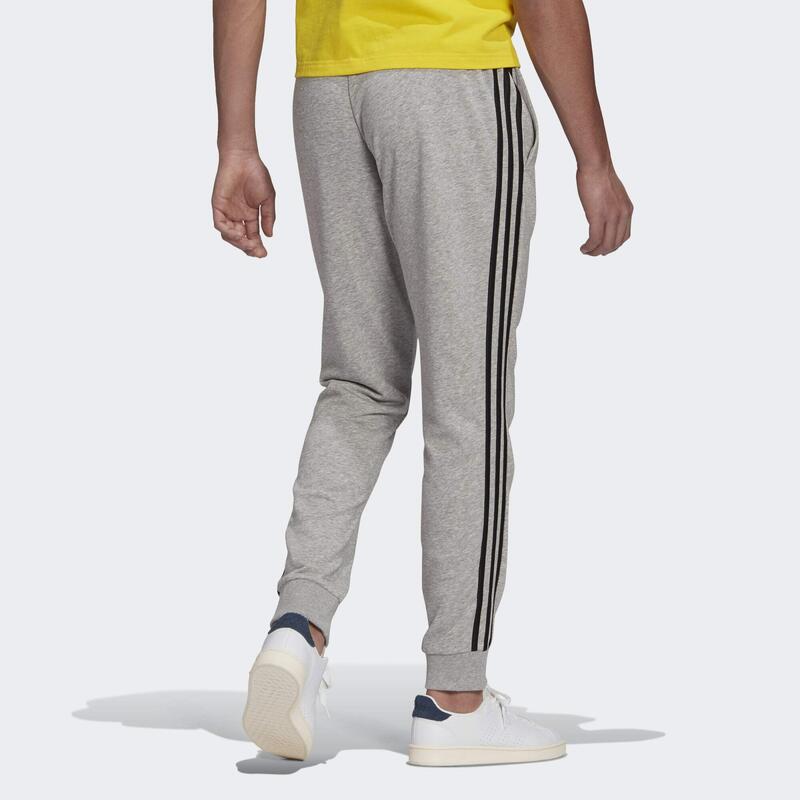 Calças adidas 3 Riscas Essentials French Terry Tapered Cuff 3