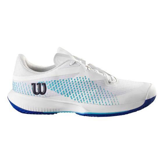 Wilson Kaos Swift 1.5 Tennis Shoe - White/Blue Atoll/Lapis Blue 3/6