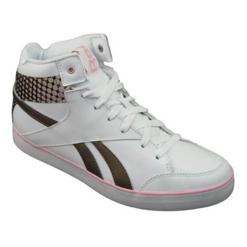 Streetsboro Mid femmes basketball chaussures Blanc,Marron