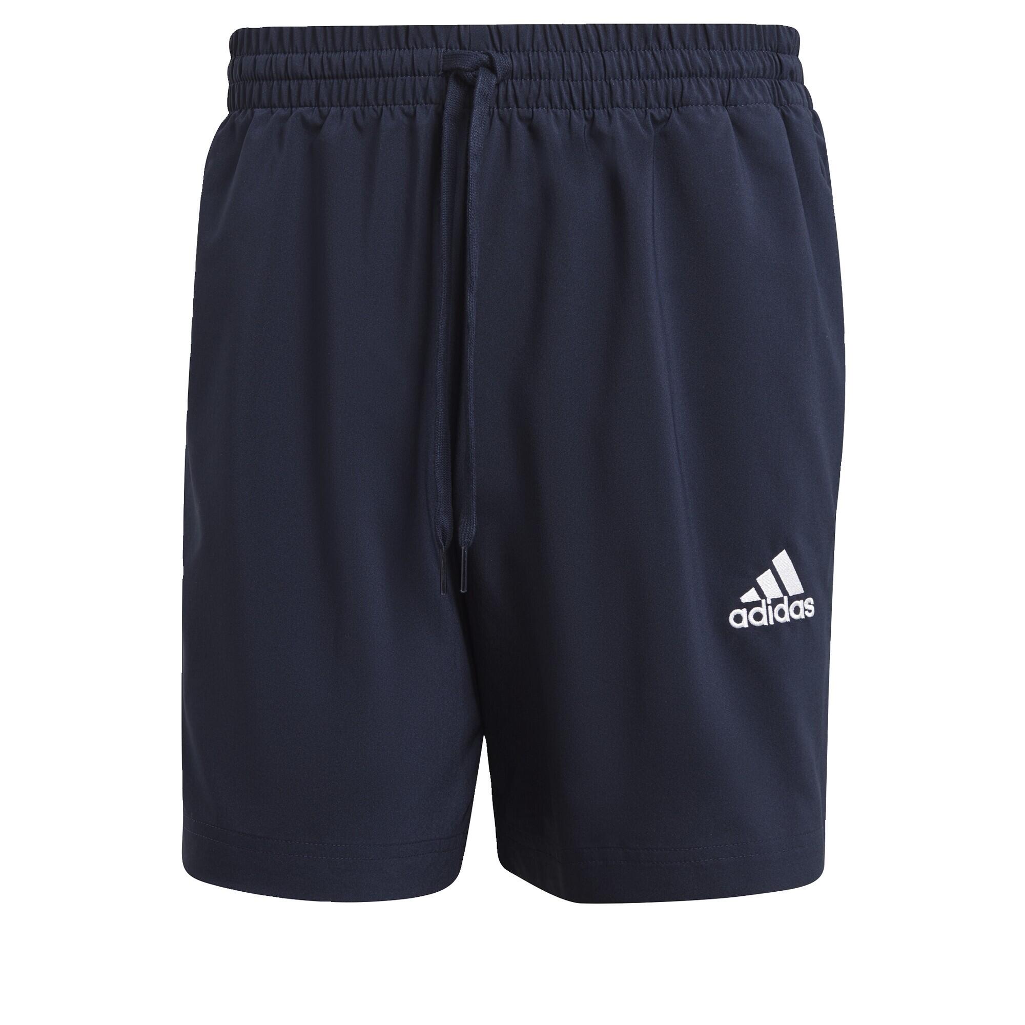 Adidas - Short Aeroready Essentials Chelsea Small Logo - Short - Blanc|bleu - S - Decathlon
