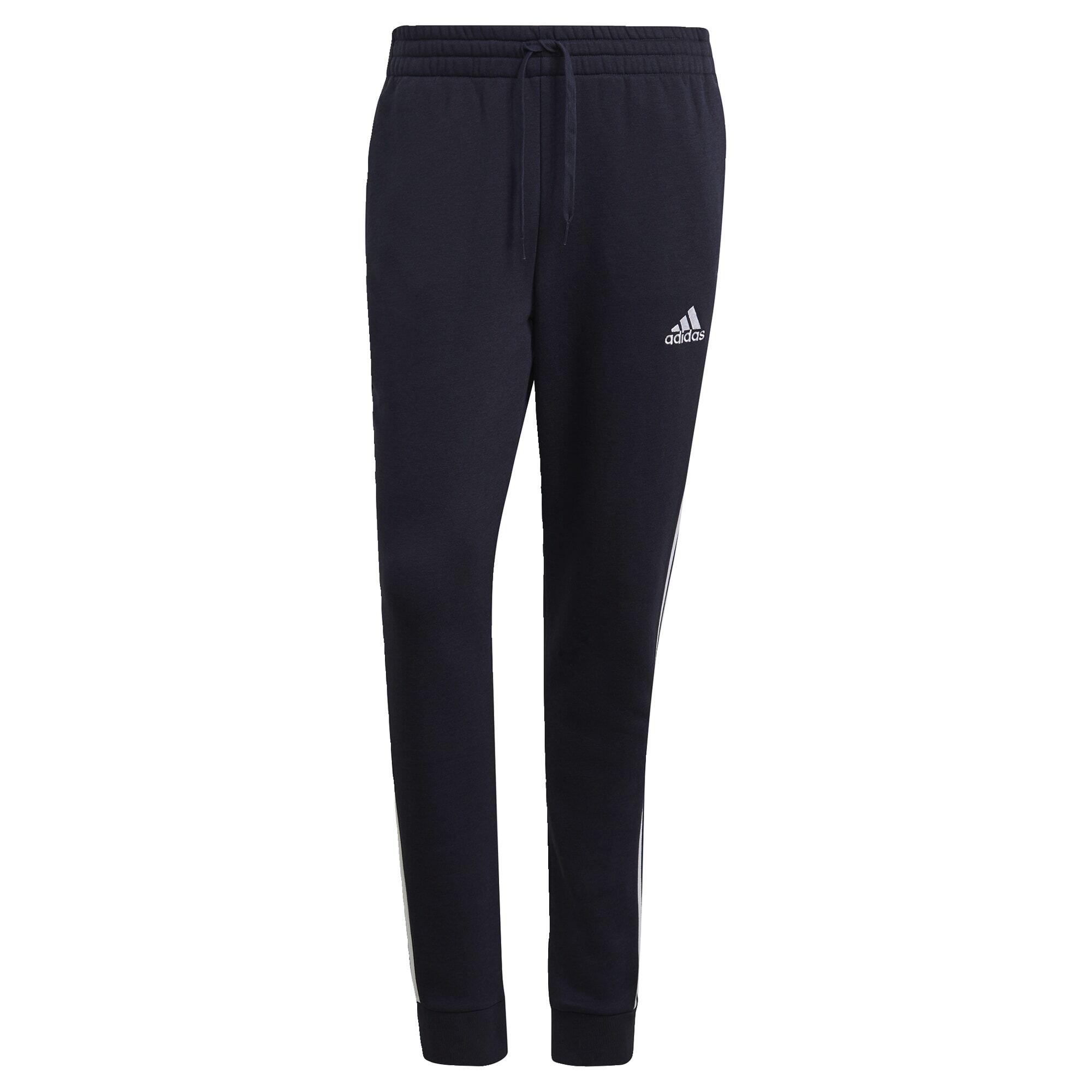ADIDAS Kalhoty Essentials Fleece Tapered Cuff 3-Stripes