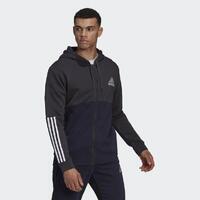 Veste à capuche en molleton entièrement zippée Essentials Colorblock