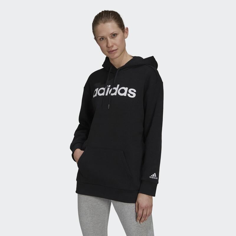 Camisola de tamanho exagerado para mulheres adidas Essentials Fleece