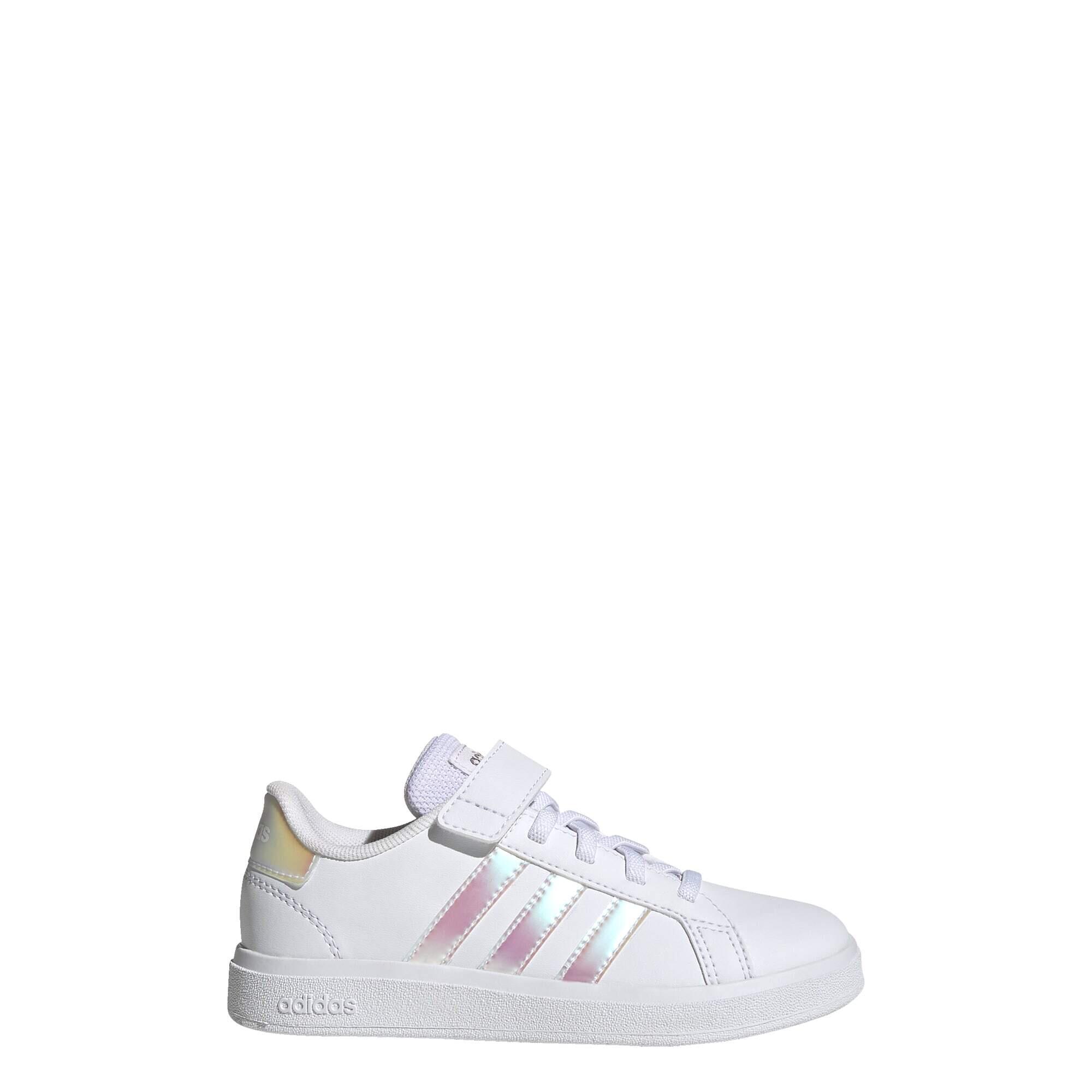 ADIDAS Grand Court Lifestyle Court Elastic Lace and Top Strap Shoes